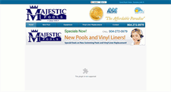 Desktop Screenshot of majesticpoolsofop.com